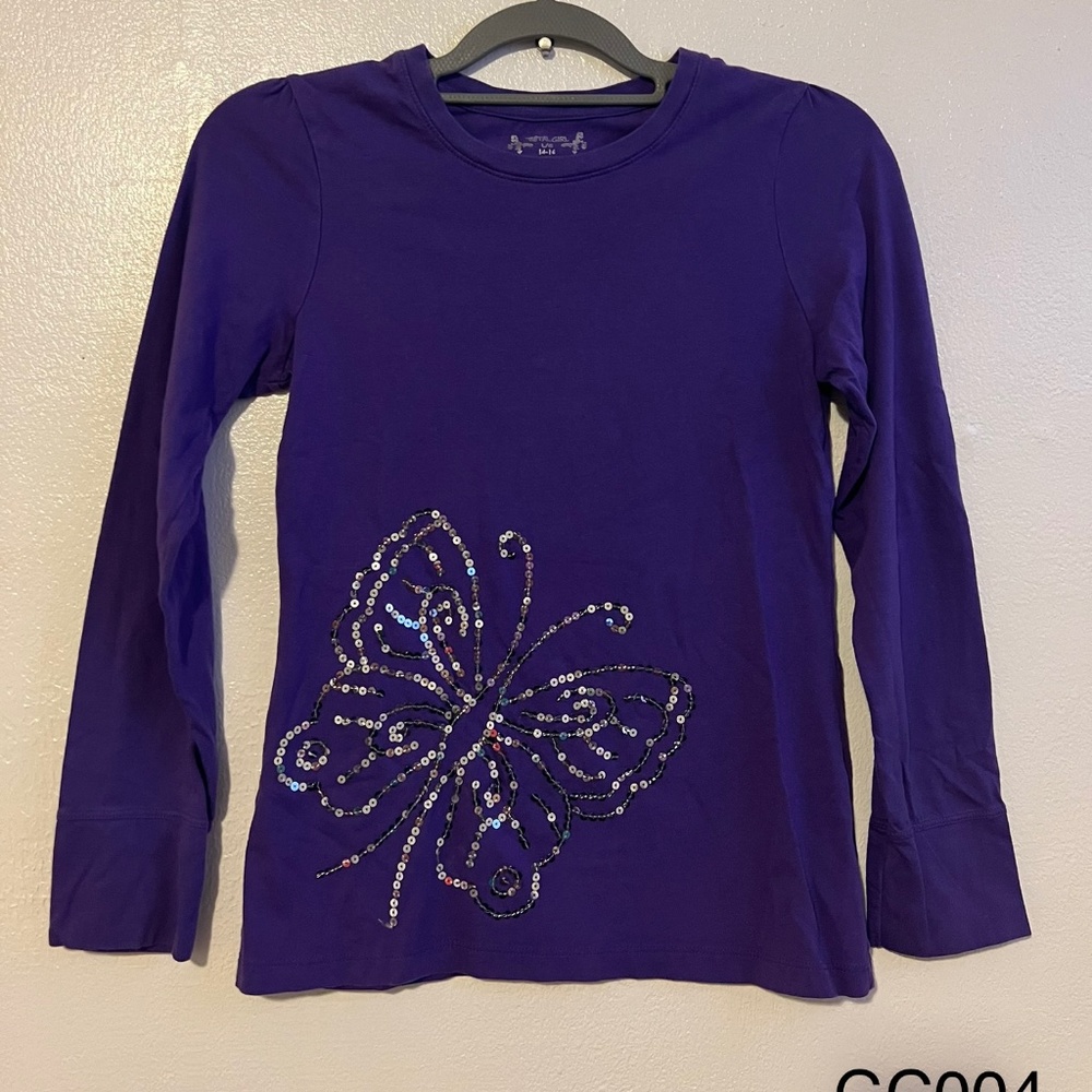 Girls Long Sleeve Graphic Tee 14/16